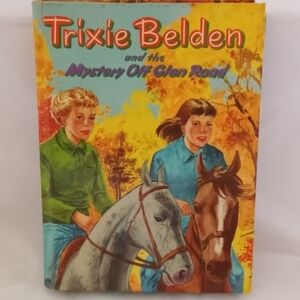 Vintage 1956 Trixie Belden and The Mystery Off Glen Road HC